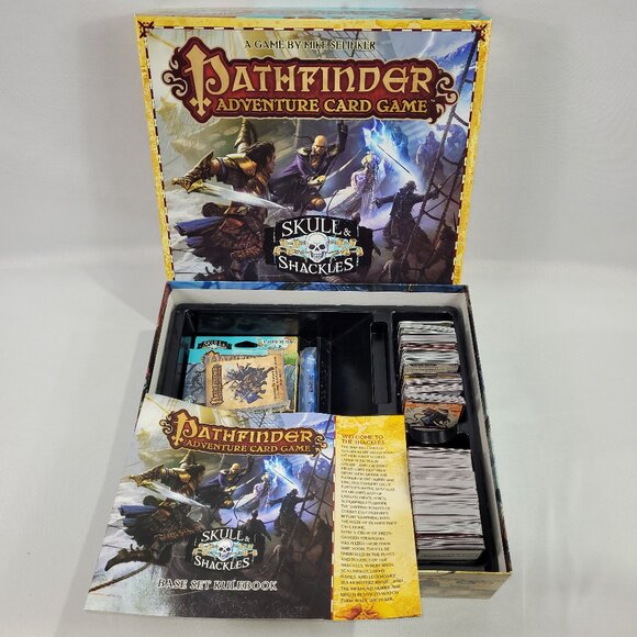 Pathfinder 2014 Fantasy Adventure Card Game Skulls Shackles Base Set RPG Paizo - Picture 1 of 1